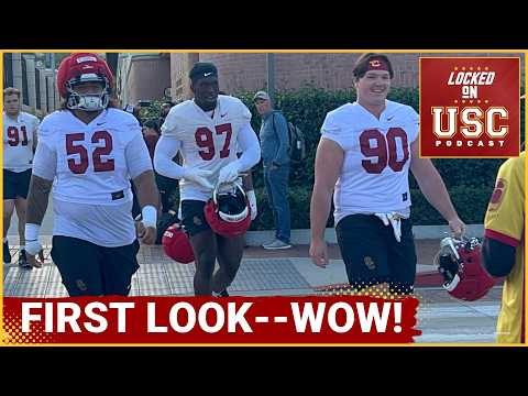 SHOCKING: USC Trojans Freshmen TURN HEADS--Spring Camp Day 1 Doesn't Disappoint!