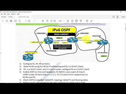 IPv6 Class Lab