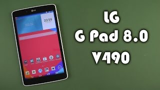 LG V480 G Pad 8.0 Wi-Fi (White) - відео 1
