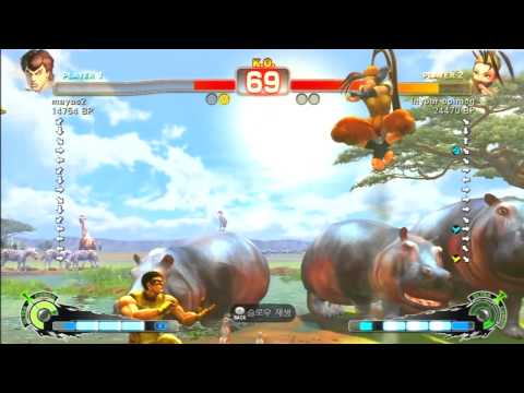 SSF4 Rank Match  mayas2 (FE)  vs  Inyour opinion (IB)