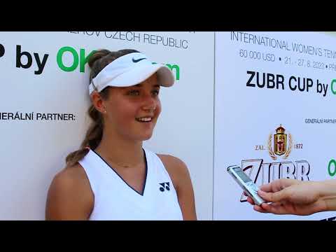 Vendula Valdmannová po výhře ve finále kvalifikace | ZUBR Cup Přerov 2023