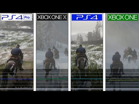 Red Dead Redemption II | PS4 / PS4 Pro / One / One X | Framerate Test | FPS Comparison