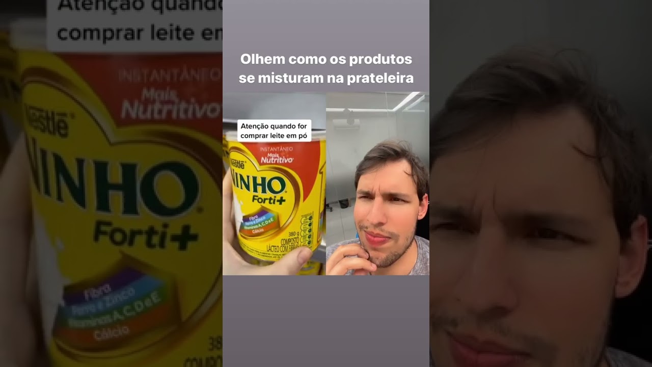 Atenção ao comprar leite em pó!