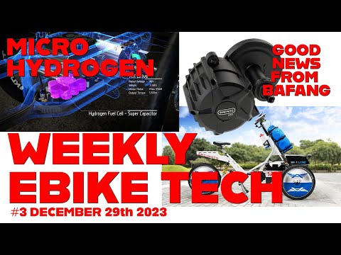 Weekly E Bike Tech chat - December 29th 2023 - 3 Wheel Tilting E Trike & Micro Hydrogen Propulsion