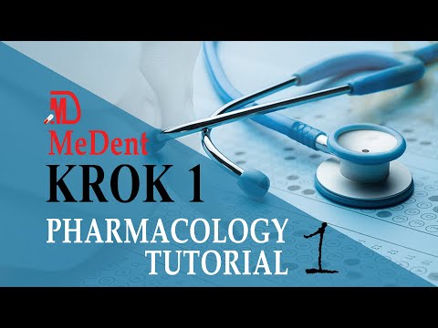 KROK 1 | Pharmacology Base | Medicine | Tutorial 1