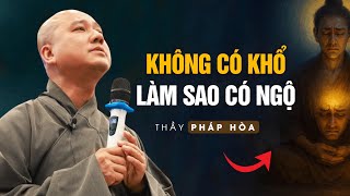 Không Có KHỔ, Làm Sao Có NGỘ? Thầy Thích Pháp Hòa Giải Thích Sự Kết Nối Giữa Khổ Và Ngộ!