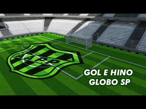 GOL E HINO da PONTE PRETA no Morumbi versão (Globo SP)