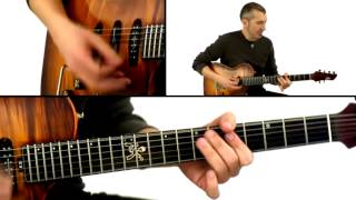 Rhythm Motifs Guitar Lesson - #28 Common Tones - Massimo Varini