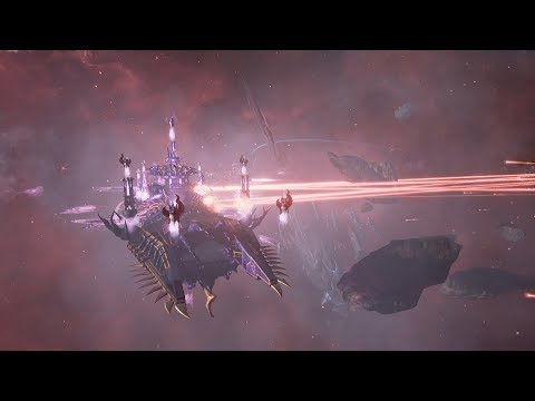 Chaos (Slaanesh Fleet) vs Chaos! Rank 76 - Battlefleet Gothic Armada
