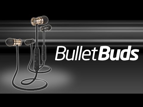 groov-e | Bullet Buds GVBT600 Wireless Metal Earphones with Remote & Mic