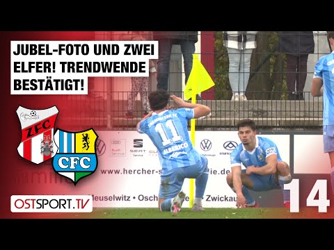 Celebration photo and two penalties! Turnaround confirmed! Meuselwitz - Chemnitz | Regionalliga N...