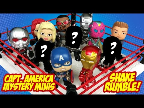 Captain America Civil War Movie Toys Shake Rumble! Video