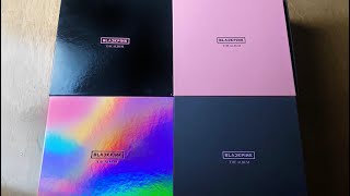 Download lagu unboxing blackpink THE ALBUM; all 4 versions🖤💗 mp3