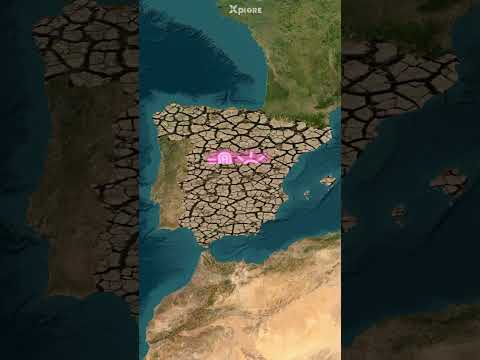 Spain is Drying Up! The Shocking Truth 🇪🇸 #spain #geography #shorts