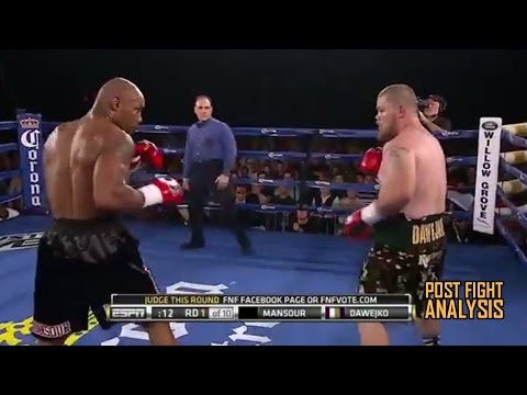 AMIR MANSOUR VS JOEY DAWEJKO - POST FIGHT ANALYSIS