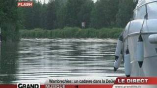 preview picture of video 'Un cadavre repêché dans la Deûle( Wambrechies)'