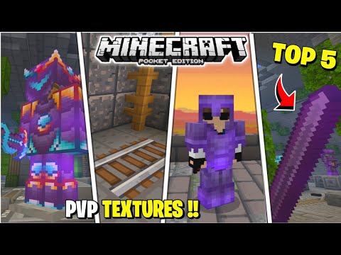 🔥 Top 5 PvP Texture Packs For Minecraft PE 1.19 || PVP Texture For MCPE