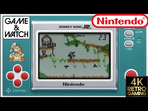 Donkey Kong Jr. Game & Watch 4k Gameplay