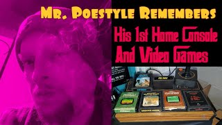 Mr. Poestyle's Very First Home Console And Games That He Got With It