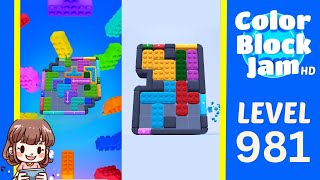 Solution du Niveau 981 de Color Block Jam