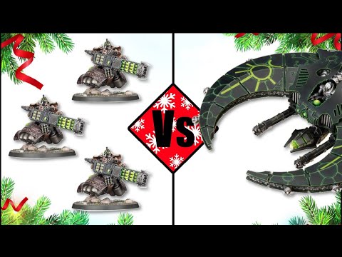 8th - 3x Lokhust Heavy Destroyers Vs Doom Scythe - Necrons Countdown to Xmas - Warhammer 40k
