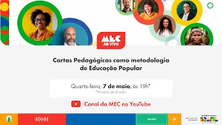 #MECAoVivo | Cartas Pedagógicas como metodologia de Educação Popular