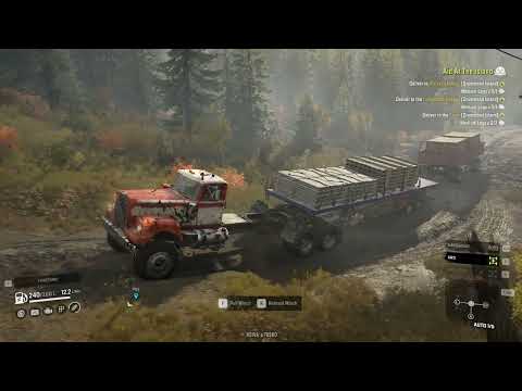 SnowRunner Ep 45. Lumber Mill Revival Pt 2. Hunter Bob's Bridge.Tough Negotiations.