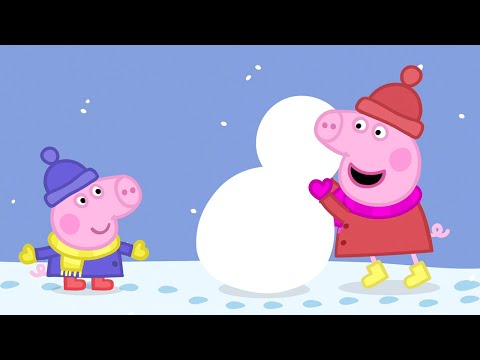 Peppa Pig - Building a Snowman