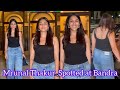 Sitaramam Sita Aka Mrunal Thakur Looking To Cute In Jeans Top Gets Clicked By Media At Bandra