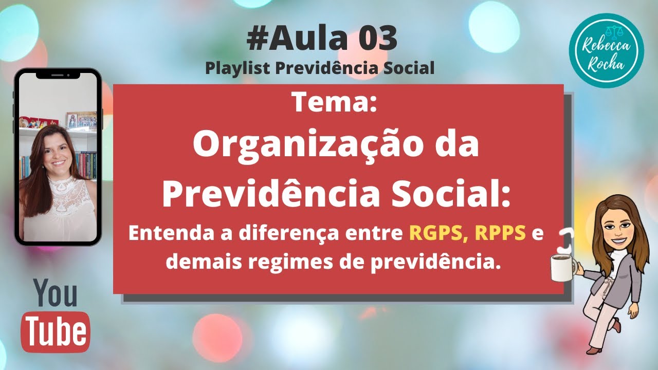 #Aula 3 - Organização da Previdência Social: entenda a diferença entre RGPS, RPPS e demais regimes.