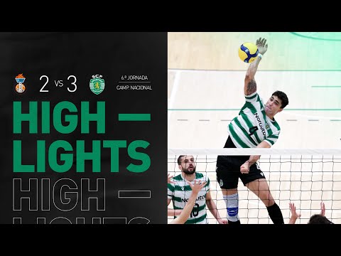 Voleibol | Resumo: Castêlo da Maia GC x Sporting CP