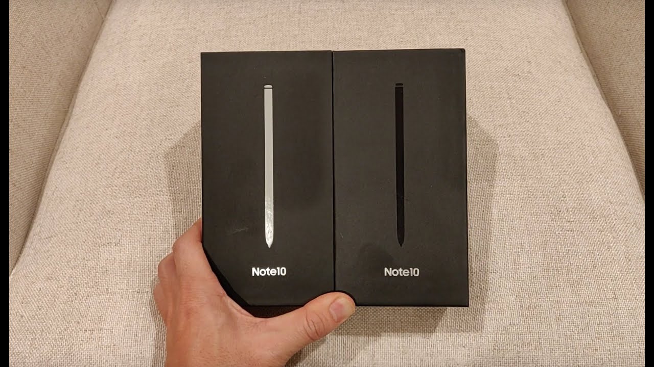 Samsung Galaxy Note 10 Unboxing (Black and White)