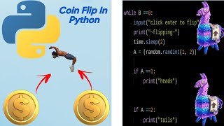 🪙 How to Make A Coin Flip in Python 🪙