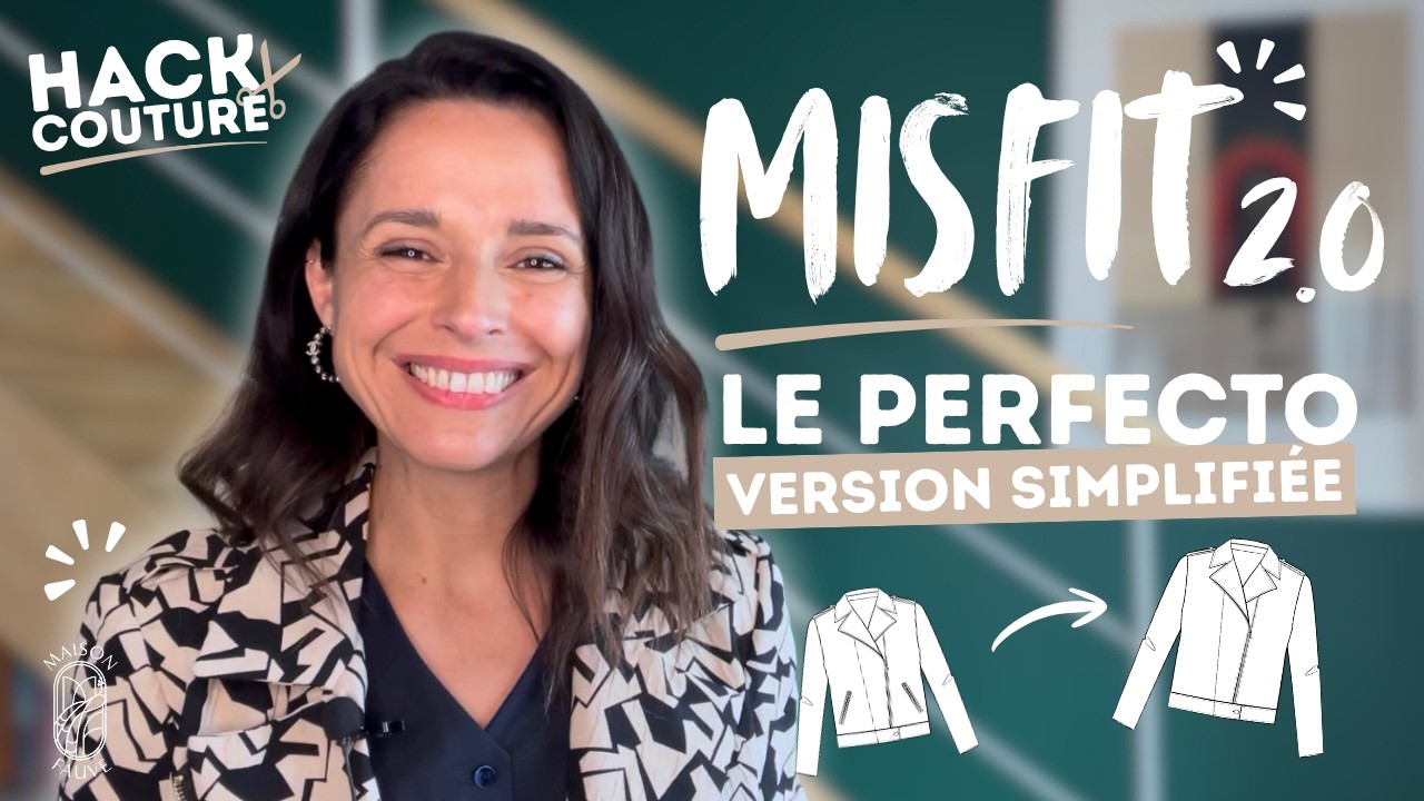 Misfit biker jacket sewing pattern add-on (PDF to download)