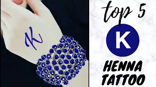 New Beautiful Top 5 K Letter Tattoos l K Letter Me