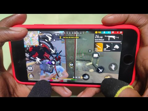 IPHONE SE 2022 FREE FIRE SETTINGS+GAMEPLAY