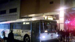 NJ Transit NABI 6017 on the 119 leaveing the port authority bus terminal