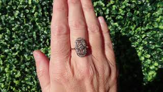 A vintage Art Deco Diamond ring