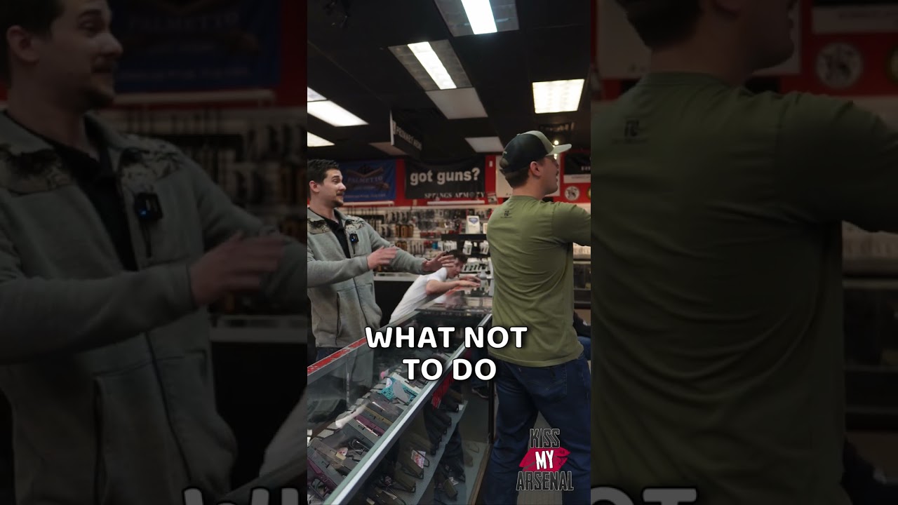 Gun Store Etiquette #firearms #guns #whatnottodo #glock