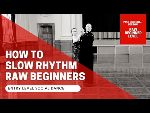Slow Rhythm Dance Steps RAW BEGINNERS. One Of The Simplest Social Dances EVER. | Ballroom Mastery TV