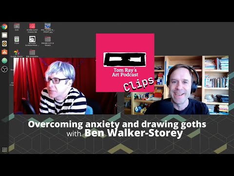 Artist anxiety. How did this artist get past it?