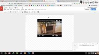 Embed a YouTube Video in Google Docs