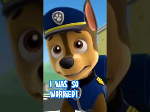 Best scenes of Chase worried about Skye 🥰💙 #shorts #pawpatrol #chase