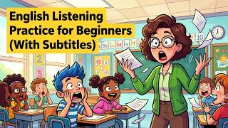 Learn English with  podcasts Let's Talk About English Listening Practice for Beginners (B1-B2)