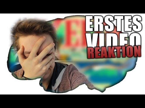 Ich schaue MEIN ERSTES LET'S PLAY! | First Video Reaction [Deutsch]