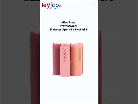 Miss Rose Matte Lipstick For Women Pack of 6