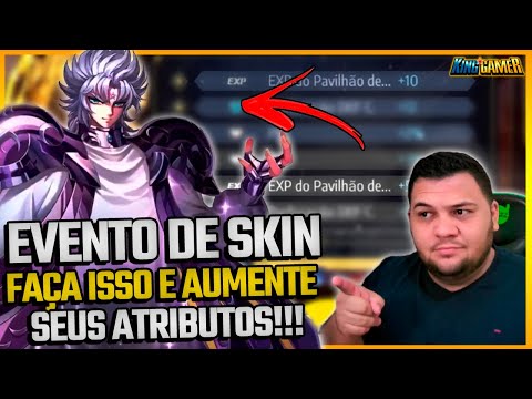 EVENTO THANATOS E SKIN E DICAS IMPORTANTES! AUMENTE SEU PAVILHÃO SENDO F2P// SAINT SEIYA AWAKENING