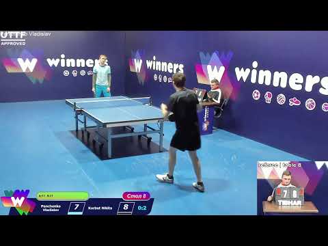 Panchenko Vladislav - Korbut Nikita. WINners CUP Table Tennis 8 06.12.2020 20:45