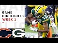 Bears vs. Packers Week 1 Highlights | NFL 2018
