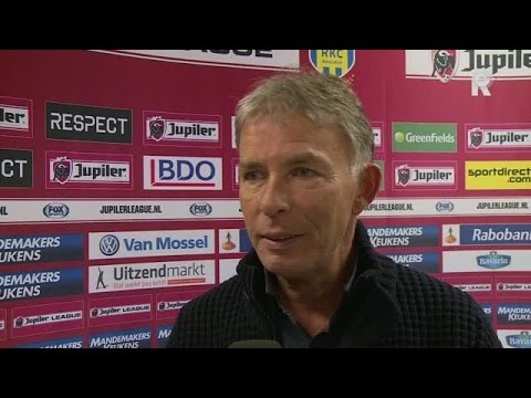Harry van den Ham na de 0-1 zege bij RKC Waalwijk